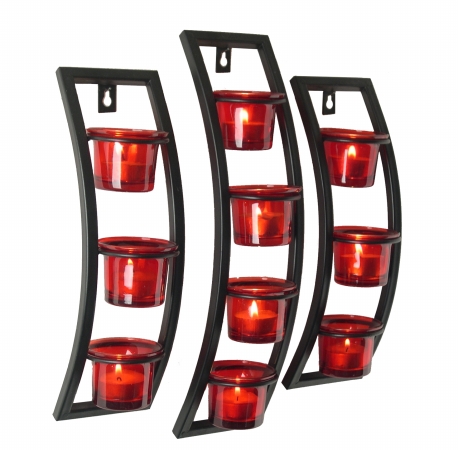 Danya B QBA5633 Wall Votive Holders Set