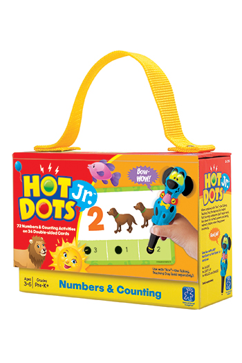 Ei-2353 Hot Dots Jr Cards Numbers Counting