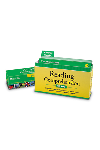 Learning Resources LER5502 Reading Comprehension Card Sets Gr4