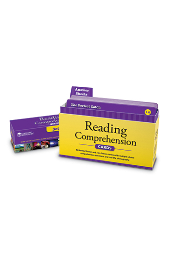 Learning Resources LER5504 Reading Comprehension Card Sets Gr6