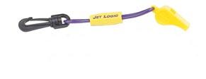 W-1 Safety Whistle With Lanyard - Purple And Yellow