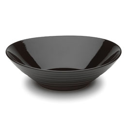 Mikasa 5048899 Swirl Black Pasta Serving Bowl