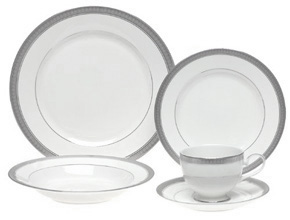 Mikasa L3235-004 Palatial Platinum 5 pc Serving Set