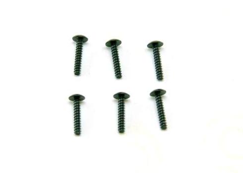 01087 Ball Head Self Tapping Screw - For All Rc Vehicles - 6 Pieces