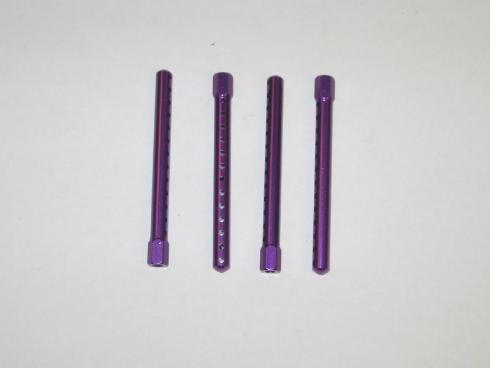 02144 Purple Aluminum Body Mounts - For All Vehicles