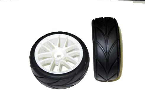02020w White Wheels And Tires - For All Vehicles