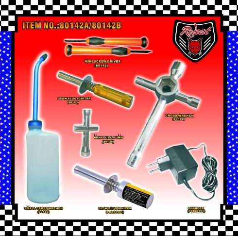 Redcat Racing 80142A Nitro Starter Kit For Redcat RC Racing Vehicles