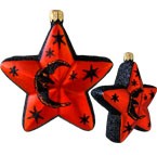 Slavic Treasures HAL084007 Vintage Sparkle Halloween Star
