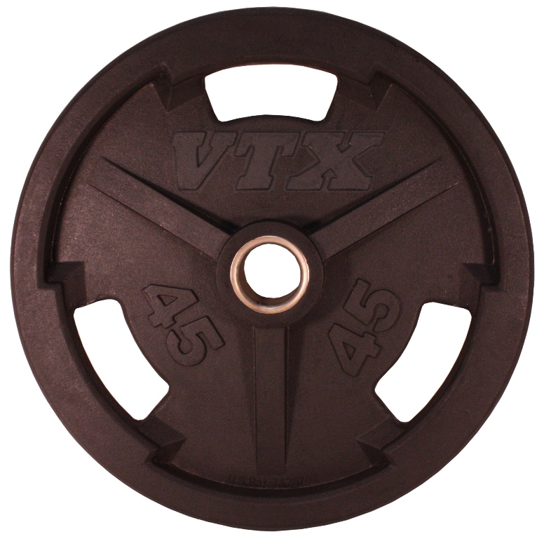 Troy Barbell GO-045VR VTX Rubber Grip Plate - 45 Pounds