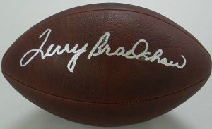 All About Autographs Aaa76080 Terry Bradshaw Pittsburgh Steelers NFL Hand Signed Old Style Duke Football