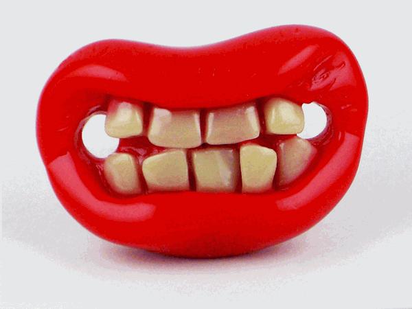 Billy Bob Teeth 50020 Lips With Teeth Pacifier