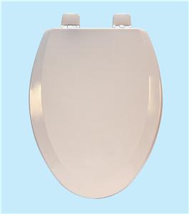 White Premium Molded Wood Toilet Seat