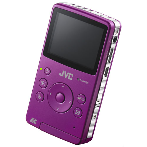 JVC America GCFM1V HD Camcorder Purple