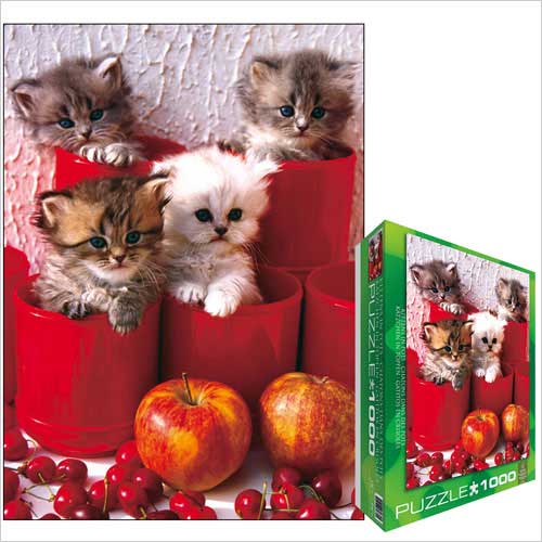 EuroGraphics 60004674 Kitten in Pot Jigsaw Puzzle
