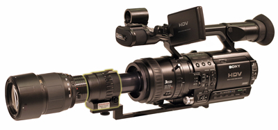 Morovision MVPA-914839G Astroscope 9350-Z1U-3LPRO-PINNACLE Night Vision Adapter for Sony HVR-Z1U and HDR-FX1 High Definition Video