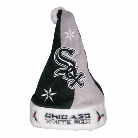 Forever Collectibles 108394 Santa Hat-White Sox