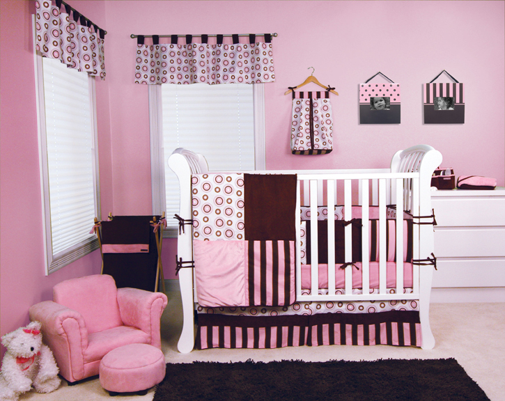 Trend Lab 106580 Bubblegum – 4 Piece Crib Set