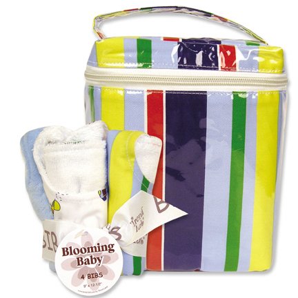Trend Lab 20828 Retro Transportation- Bottle Bag And Bib Bouquet- Set