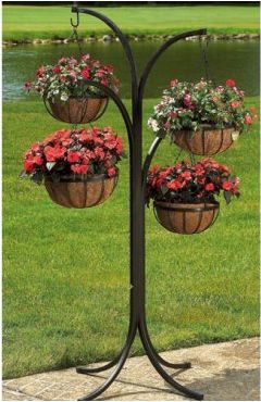 Coropration Hb4t-a 4 Arm Tree With Hanging Baskets
