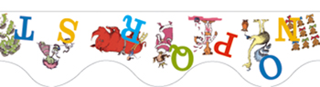 Eureka EU-845019 Dr Seuss Abcs Deco Trim