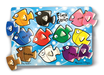 Lci3268 Fish Colors Mix N Match Peg Puzzle
