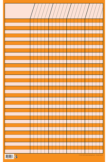 Ctp5076 Chart Incentive Small Orange
