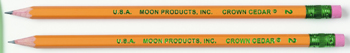 J.R. Moon Pencil Co. JRM1138 Crown Cedar Pencils Dozen