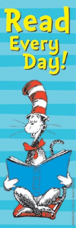 Eu-834280 Cat In The Hat Read Every Day Bookmarks