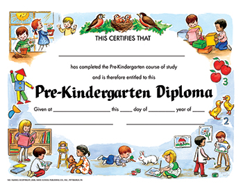 School Publishing H-va200cl Pre-kindergarten Diploma 30 Per Pack