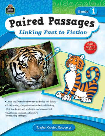 Teacher Created Resources TCR2911 Paired Passages Linking Fact To Fiction Gr 1
