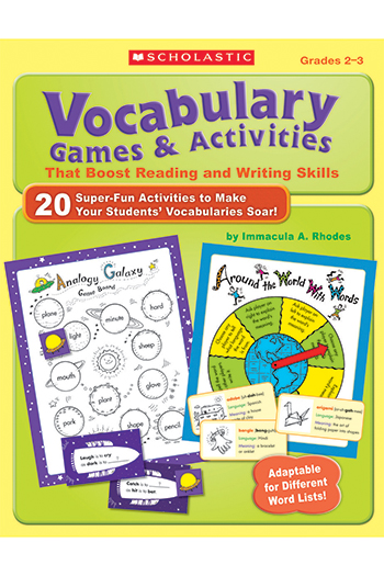 Scholastic Teaching Resources SC-9780439665452 Vocabulary Games and amp; Activities That Boost Reading and amp; Writing Gr 2-3 Scholastic Teaching Resources SC-9780439665452 Vocabulary Games and amp; Activities That Boost Reading and amp; Writing Gr 2-3