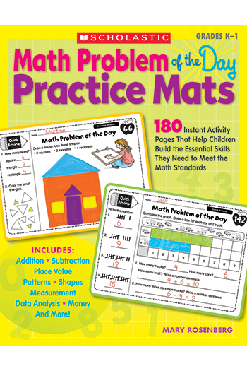 Scholastic Teaching Resources SC-9780545028134 Math Problem Of The Day Practice Mats