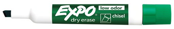Oration San80004 Expo 2 Low Odor Dry Erase Marker Chisel Tip Green