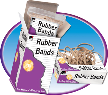 Charles Leonard Chl56154 Rubber Bands Assorted Sizes