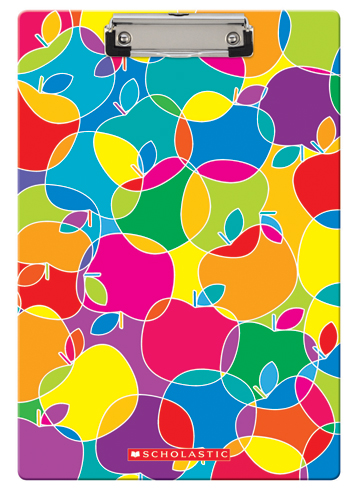 Teachers Friend TF-8602 Graphic Apples Clipboard
