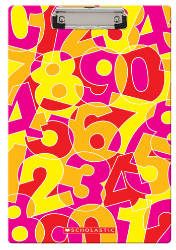 Teachers Friend TF-8605 Graphic Numbers Clipboard