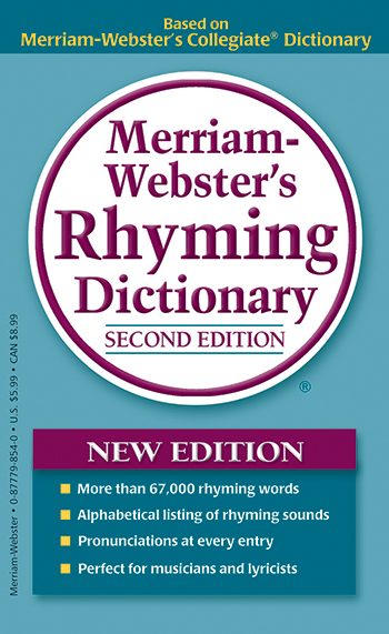 . Mw-8540 Merriam Webster Rhyming Dictionary Paperback