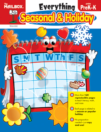 The Education Center TEC61202 Everything Seasonal Holiday Gr PackK