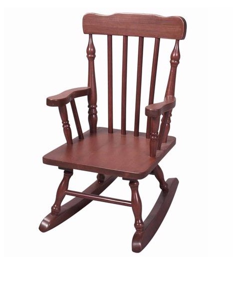 3100c Childs Spindle Rocking Chair- Cherry