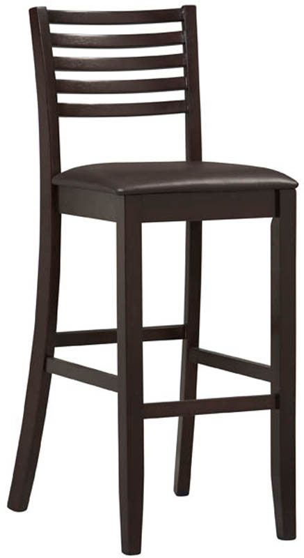 Linon Home Decor Products 01864ESP01KDU Triena Collection Ladder Bar Stool 30 inch