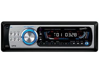Supersonic SC1840M Car Audio with Digital Fold Down Panel and AM/FM Radio