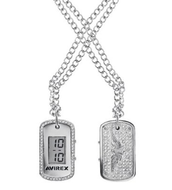 Avirex RX75014G1 Men and apos;s Digital Dog Tag Watch