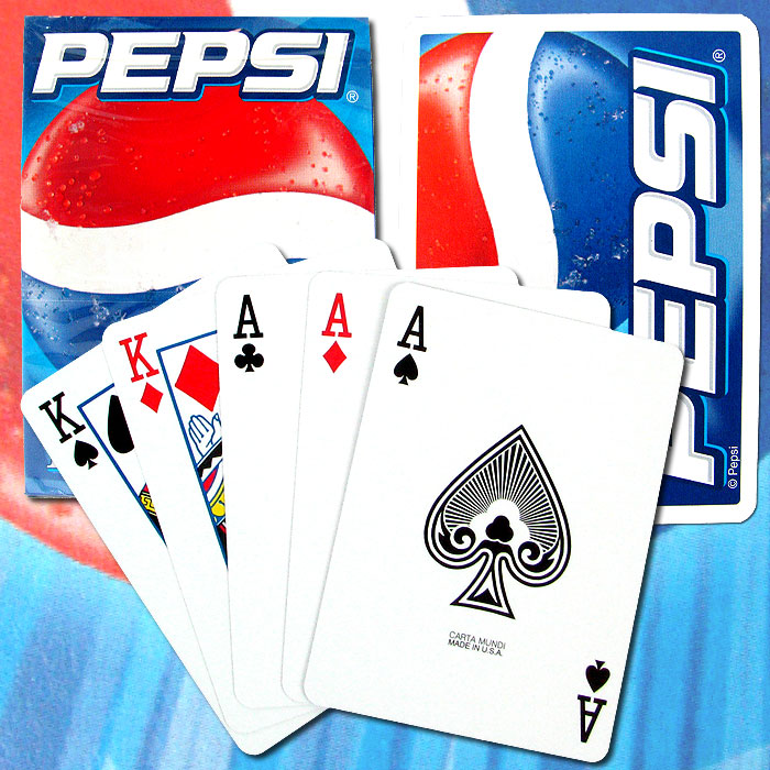 Pepsi Poker Size Playing Cards
