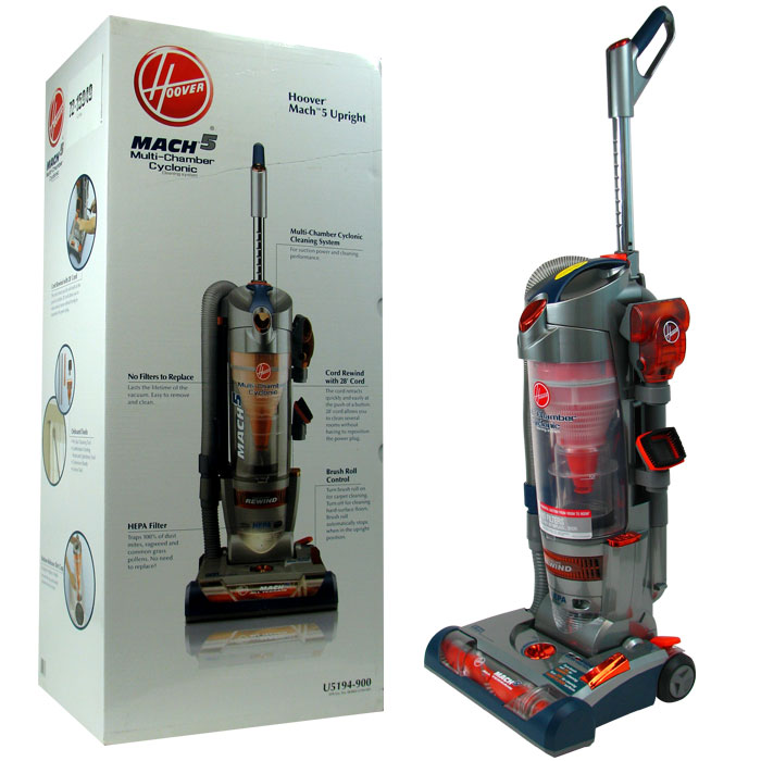Hoover Mach 5 Cyclonic Bagless Upright