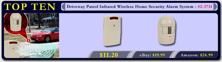 Driveway Patrol Infrared Wireless Home Security Alarm System
