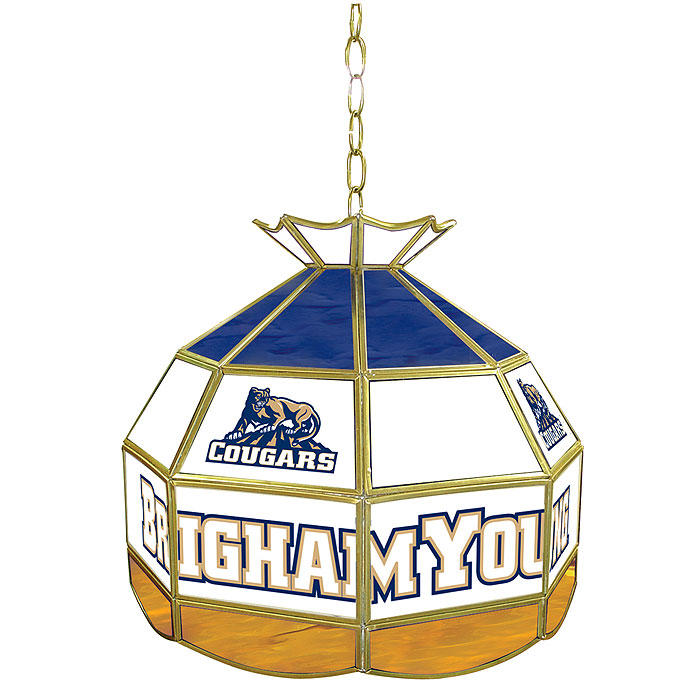 BYU Stained Glass 16 Inch Tiffany Lamp