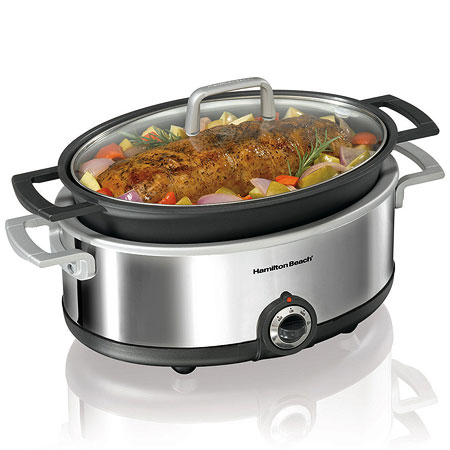 Hamilton Beach 33351 Premier Cookware 5 1/2 Quart Slow Cooker