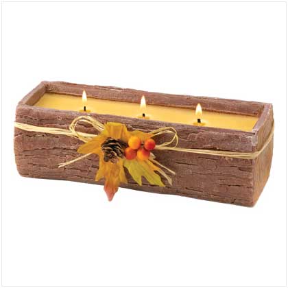Triple-Wick Bark Candle