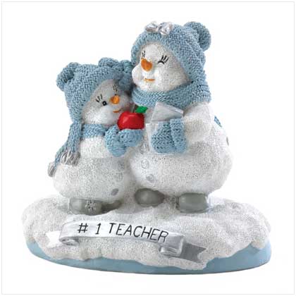 SWM 12104 Snowbuddies Number 1 Teacher Gift