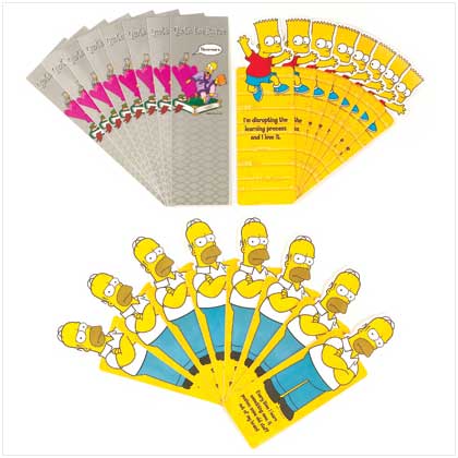 The Simpsons Book Markers Pack of 24